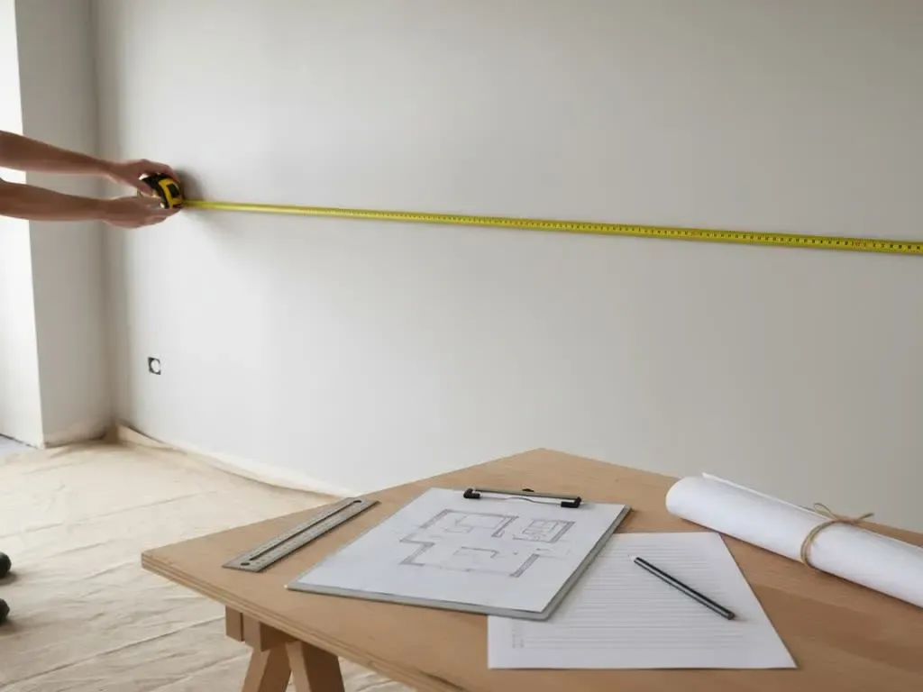 Midiendo pared